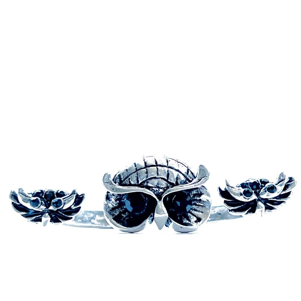 Owl Ring-Double Fashion Owl Ring Size 5-6